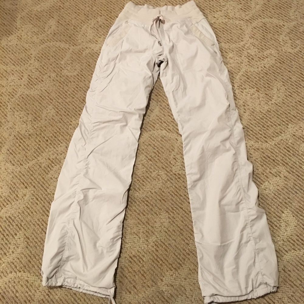 Lululemon LINED Beige Studio Dance Pant 4 TALL